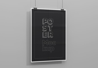Hanging Poster Mockup