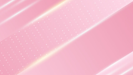 Elegant Pink Background  Modern Diagonal Lines and Dots