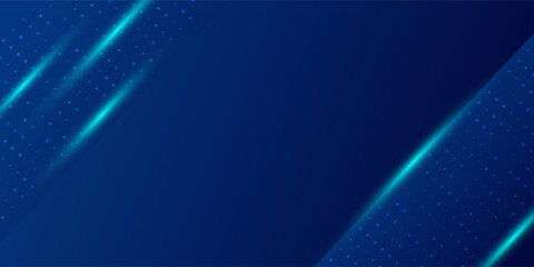 Abstract Blue Technology Background  Glowing Diagonal Lines