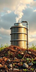 Biomass energy converter utilizing organic matter for a greener alternative ,  organic,  sustainable