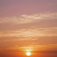 Fototapeta premium Summery backdrop with glowing sky text illustration