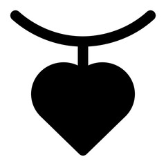 necklace icon for illustration