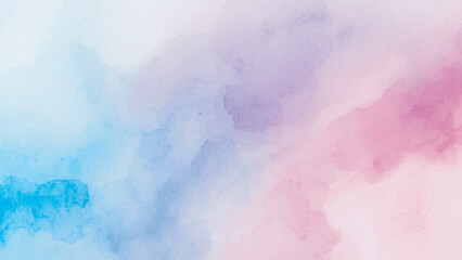 Blended watercolor dreamscape