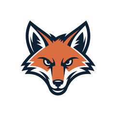 Fox head logo illustration with sharp eyes and dynamic expression.