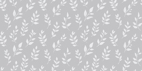leaf vector seamless foliage motif for wallpaper fabric and textile © AIcon Star