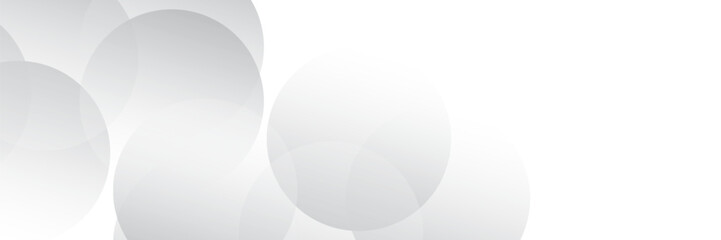 Abstract white Geometric banner design background.