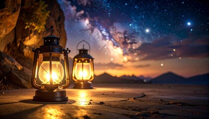 the glitter of night lights