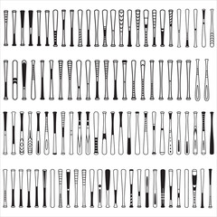 Baseball Bat SVG Clipar