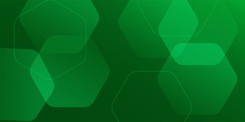 Abstract background green with geometric shapes gradient color design modern texture digital
