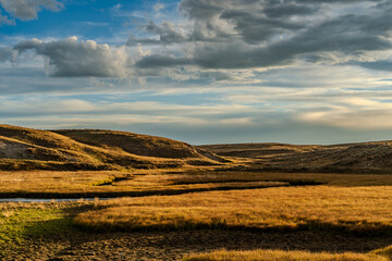 autumn landscape in the mountains