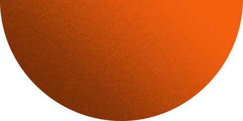 semicircle organic shape with grainy noise texture element