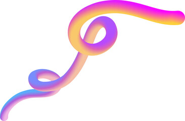 abstract wavy fluid gradient element