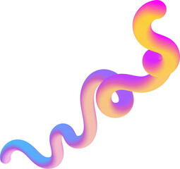 abstract wavy fluid gradient element