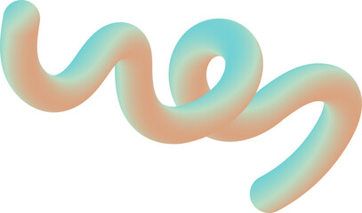 abstract wavy fluid gradient element