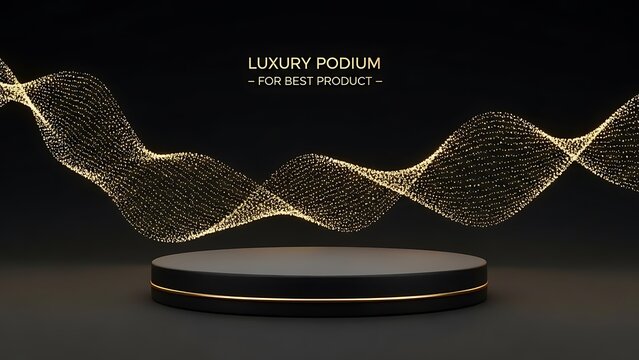 Luxury podium for best product