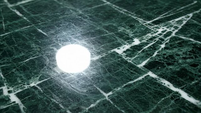 Green Marble Texture With Bright Reflection, Abstract Background