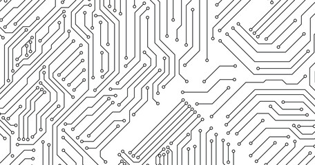 Circuit Board Technology Copy Space Vector Background. stock illustration