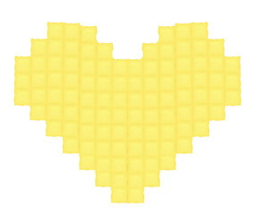 Heart foil balloons , vector illustration