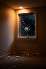 empty room with window