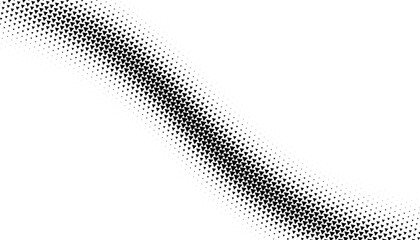 Black and white smooth transition of halftone pattern with hexagon shape for sporty and modern background. Vector Format Illustration 