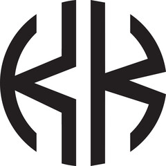 KK Circle logo design.eps