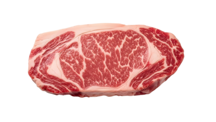 Prime Cut: This image showcases a succulent and perfectly marbled cut of raw beef, highlighting its rich texture and color. A culinary delight, this cut promises a symphony of flavors and textures.