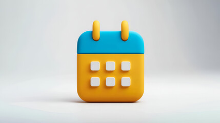 A colorful calendar icon, perfect for planning and organization.