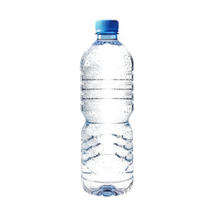 Water bottle isolated on transparent background