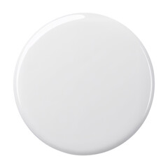 Round White Object Placed on a Flat Surface in a Bright Room at Midday