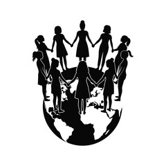 Global Unity And Collaboration Concept