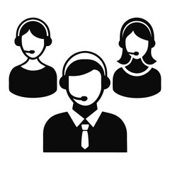 business people icon set