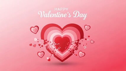 Celebrate valentine's day with heart shapes