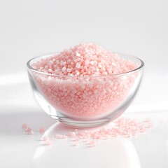 salt in a glass bowl