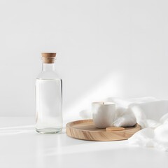 essential oil and bottle