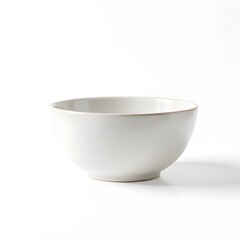 white bowl isolated on white