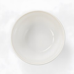 white bowl isolated on white