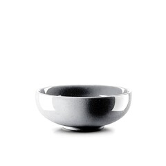 black bowl on white background
