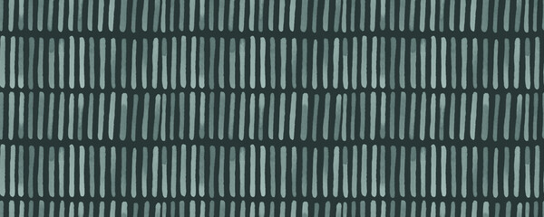 Seamless Abstract Watercolor Brushstroke Pattern in Petrol and Sage Tones