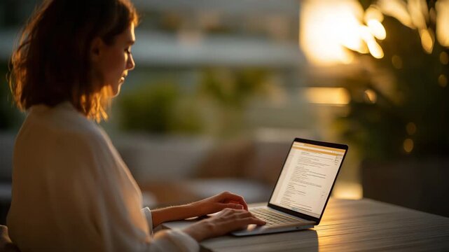 A remote worker receiving overlapping meeting reminders and project deadline alerts on a laptop screen during a packed digital workday &mdash; productivity tool overload, time management, and modern