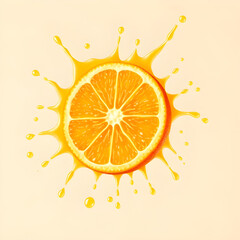 orange juice splash vector, fresh orange liquid, juice pour illustration, tropical orange juice vector, citrus fruit splash, orange juice clipart vector, juicy orange droplets, orange beverage illustr