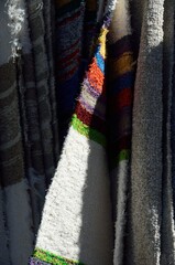 Jarapas, alfombras tradicionales, en Pampaneira, Alpujarra de Granada, Andaluc&iacute;a, Espa&ntilde;a
