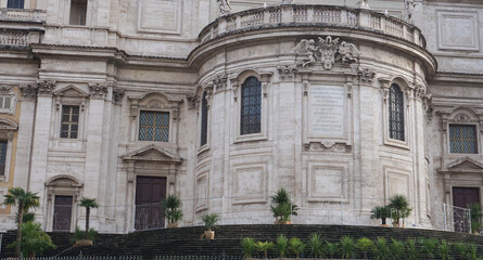 The Basilica of Saint Mary Major in Rome, Italy, Europe.
