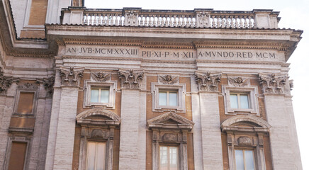 The Basilica of Saint Mary Major in Rome, Italy, Europe.