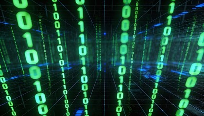 AI, data, futuristic technology, digital network & cyber world visuals