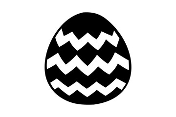 Egg icon vector, Easter egg Silhouette, crack eggs icon, Easter egg Vector illustration.