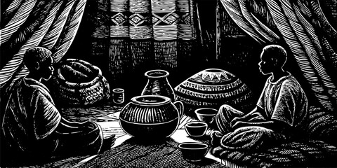 Ethiopian Coffee Ceremony Tradition