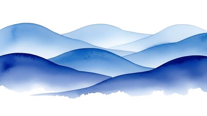 Serene mountain range