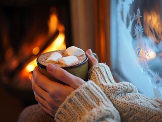 hand holding a burning candle