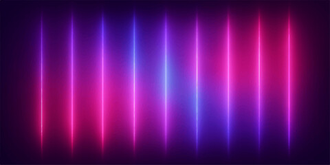An abstract purple background design featuring glowing lines and a colorful blue texture with a shiny digital art motion backdrop