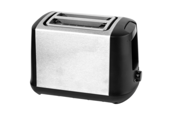 Kitchen toaster appliance with metal housing